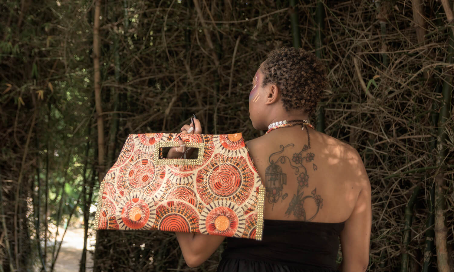 Fashion portrait session at Botanic Gardens, Dominica