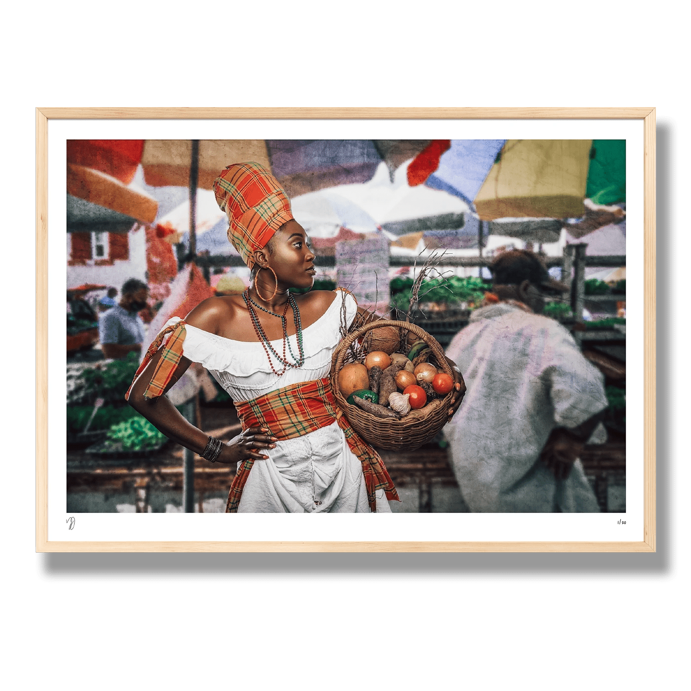 Stoic Market Lady