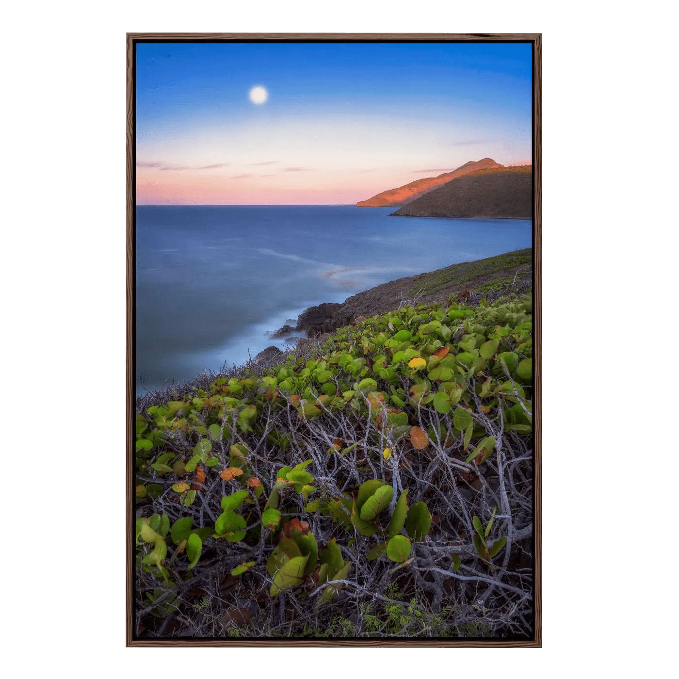 Full Moon at Sunset