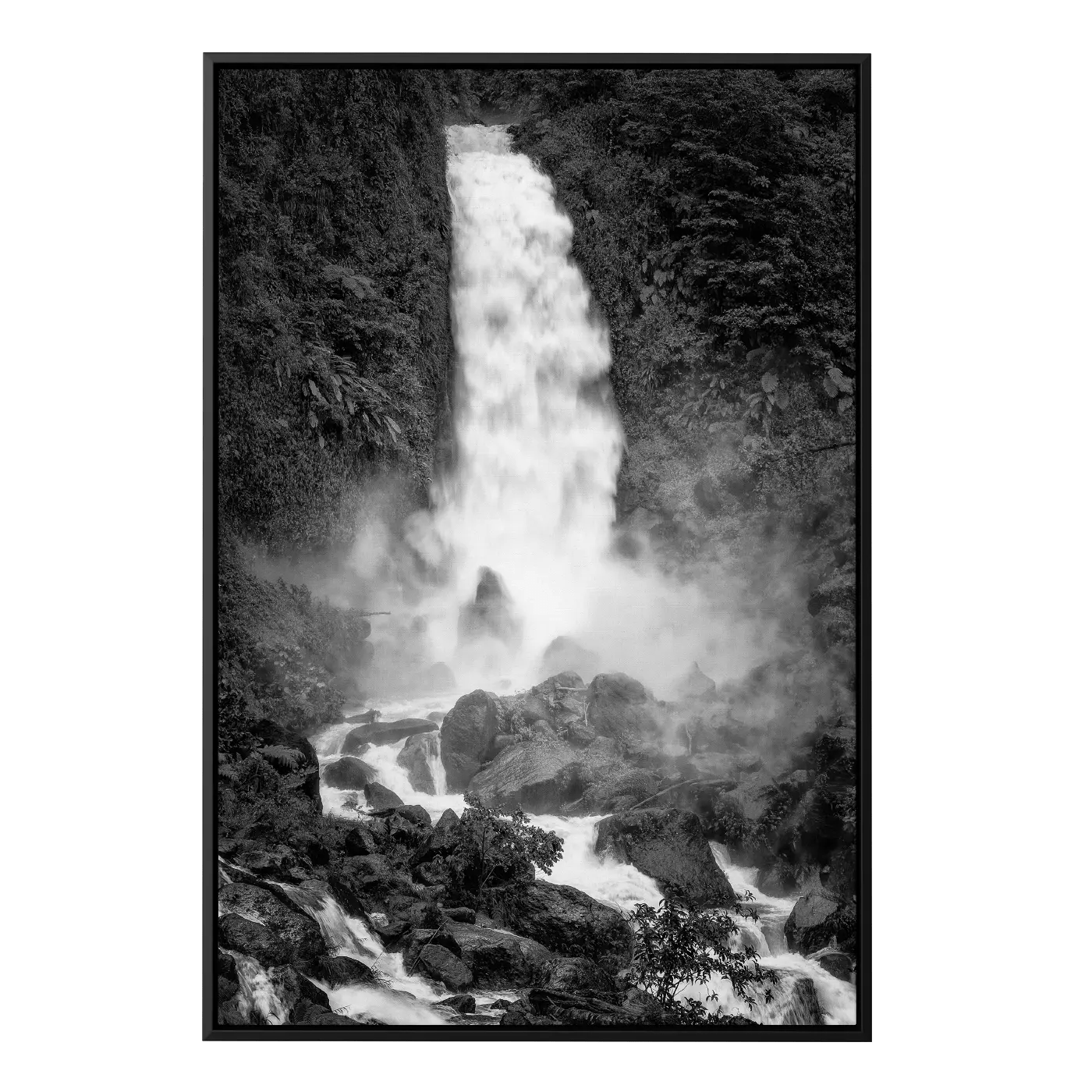 Raging Mother Falls (B&W)